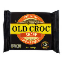 Old Croc Cheddar, White Sharp, 7 Ounce