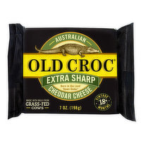 Old Croc Cheddar, White Extra Sharp, 7 Ounce