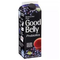 Good Belly Probiotic Drinks, Blueberry Acai, 32 Ounce