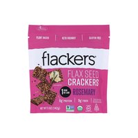 Doctor In The Kitchen Flackers Crackers, Flax Seed, Rosemary, 5 Ounce