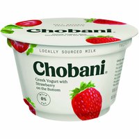 Chobani Greek Non Fat Yogurt, Strawberry , 5.3 Ounce