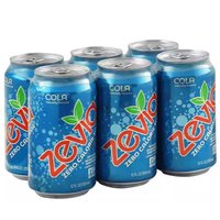 Zevia Diet Cola, Cans (6-pack), 72 Ounce