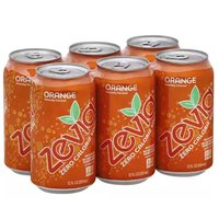 Zevia Soda, Orange (6-pack), 72 Ounce