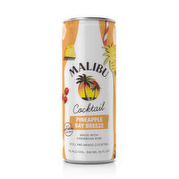 Malibu Cocktail Pineapple Bay Breeze (Single Can), 355 Millilitre