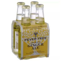 Fever Tree Ginger Ale, Bottles (Pack of 4), 800 Millilitre