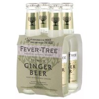 Fever Tree Ginger Beer, Bottles (Pack of 4), 800 Millilitre