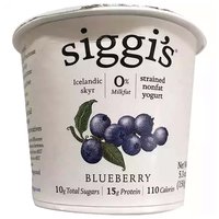 Siggi's Non-Fat Strained Yogurt, Blueberry, 5.3 Ounce