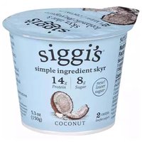 Siggis Low-fat Yogurt, Coconut, Strained, 5.3 Ounce