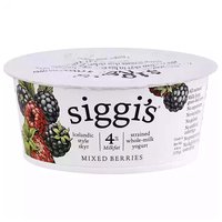 Siggi's Mixed Berries Whole Milk Yogurt, 4.4 Ounce