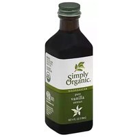 Simply Organic Vanilla Extract, Pure, Madagascar, 4 Ounce