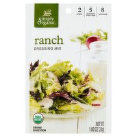 Simply Organic Ranch Dressing Mix, 1 Ounce