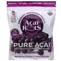 Acai Roots Organic Pure Acai, Unsweetened, 14 Ounce