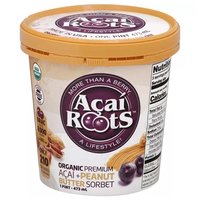 Acai Roots Organic Acai Peanut Butter Sorbet, 16 Ounce