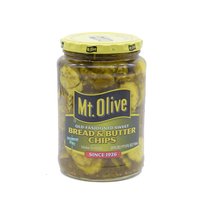 Mt. Olive Bread & Butter Chips Pickles, 24 Ounce
