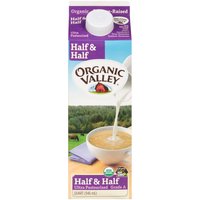 Organic Valley Half & Half, 32 Ounce
