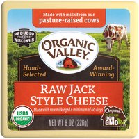 Organic Valley Raw Monterey Jack Cheese, 8 Ounce