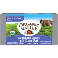 Organic Valley Neufchatel Cheese, 8 Ounce