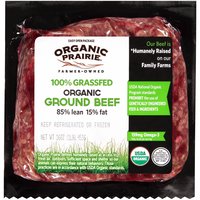 Organic Prairie Ground Beef, 85% Lean, 1 Pound