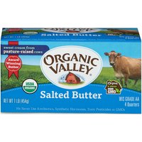 Organic Valley Butter, Salted, 1 Pound