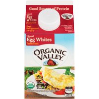 Organic Valley Pasteurized Egg Whites, 16 Ounce
