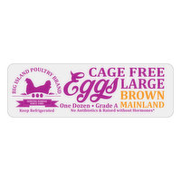 Big Island Poultry Mainland Cage Free Large Brown Eggs, 12 Each