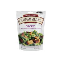 Chatham Village Homestyle Traditional Cut Baked Croutons Caesar, 5 Ounce