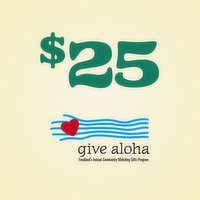 Give Aloha Donation, 1 Each