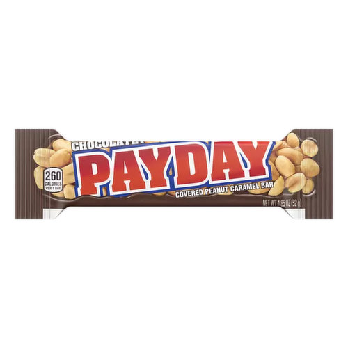 Payday Chocolatey Covered Peanut and Caramel Candy Bar