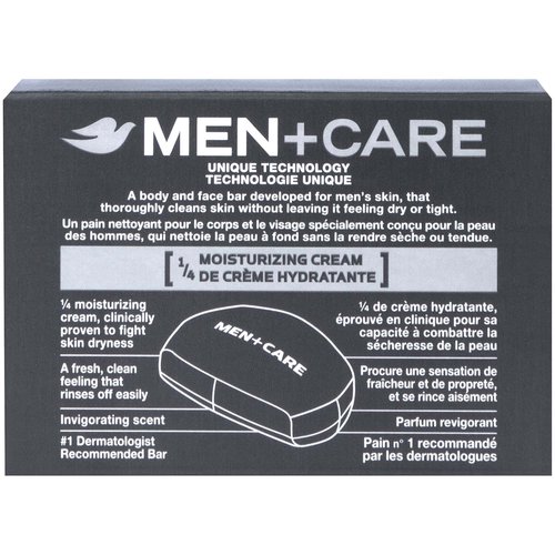 Dove Men Care 3-In-1 Bar Soap, Extra Fresh