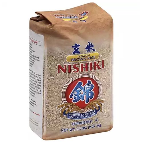 Nishiki Premium Medium Grain Rice, Brown