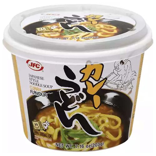 J-Basket Curry Nama Udon Cup