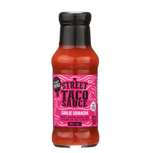 Culinary Tours Street Taco Sauce, Garlic Sriracha, Medium
