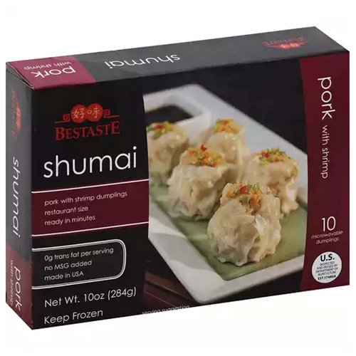 Bestaste Shumai, Pork with Shrimp Dumplings