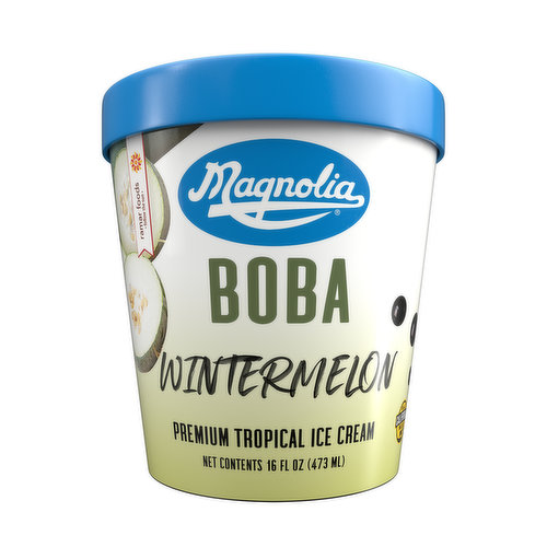 Magnolia Boba Wintermelon Ice Cream