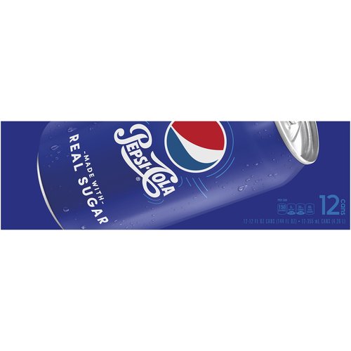 Pepsi Throwback, Cans (Pack of 12)