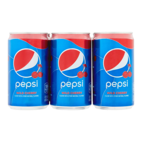 Pepsi Wild Cherry Mini Cans (6-pack)