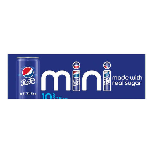 Pepsi Real Sugar Mini Can (10-pack)