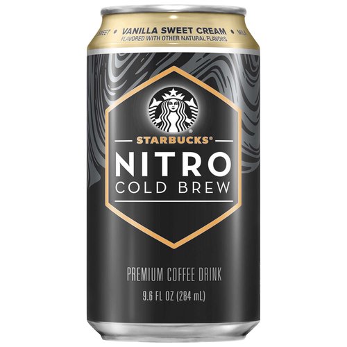 Starbucks Nitro Cold Brew Coffee, Vanilla Sweet Cream