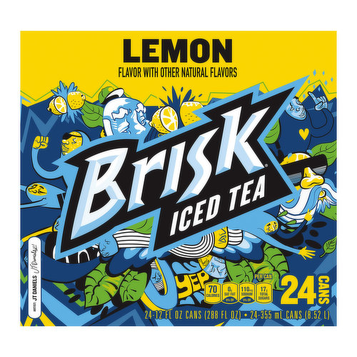 Brisk Lemon Iced Tea (24-pack)