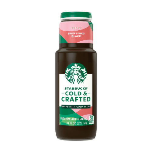 Starbucks Cold & Crafted Sweetened Black Cold Brew