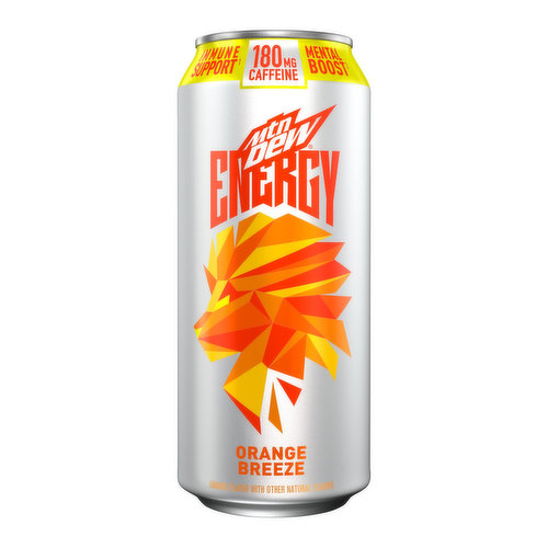 Mtn Dew Energy Drink Orange Breeze