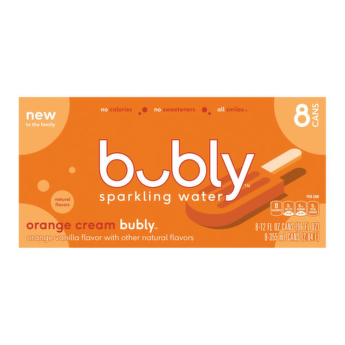 Bubly Orange Cream (8-pack)