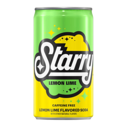 Starry Mini Lemon Lime Soda (6-pack)