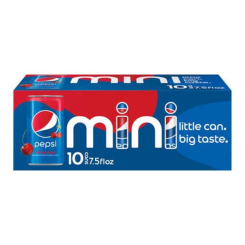 Pepsi Wild Cherry Mini Cans (10-pack)