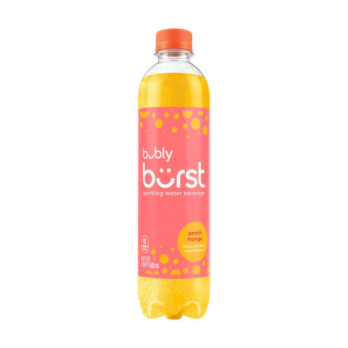 Bubly Burst Peach Mango Sparkling Water