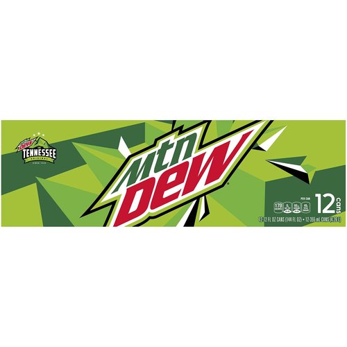 Mtn Dew, Cans (Pack of 12)