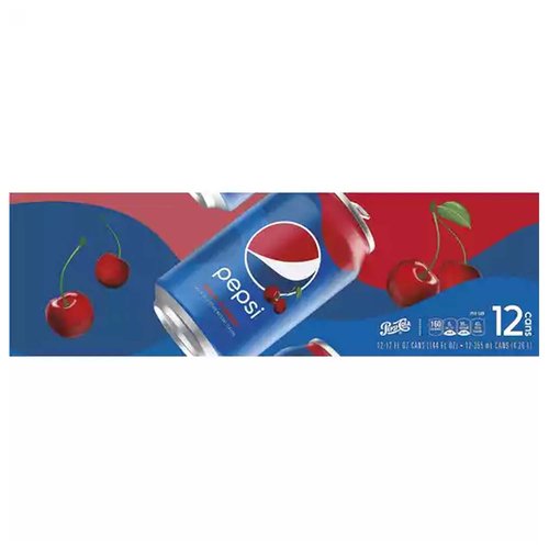 Pepsi Wild Cherry, Cans (Pack of 12)