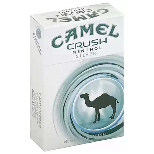 Camel Crush Menthol Silver Cigarettes, Box