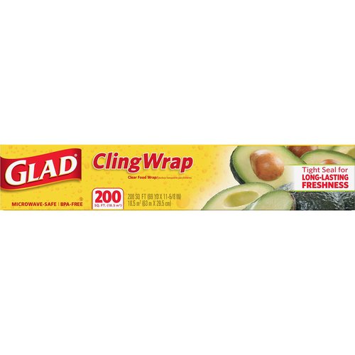 Glad - Cling Wrap Plastic Wrap 50 sq. ft.