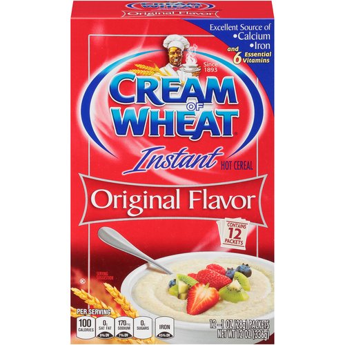 Instant Cream of Wheat - 12 Single Serve Packets